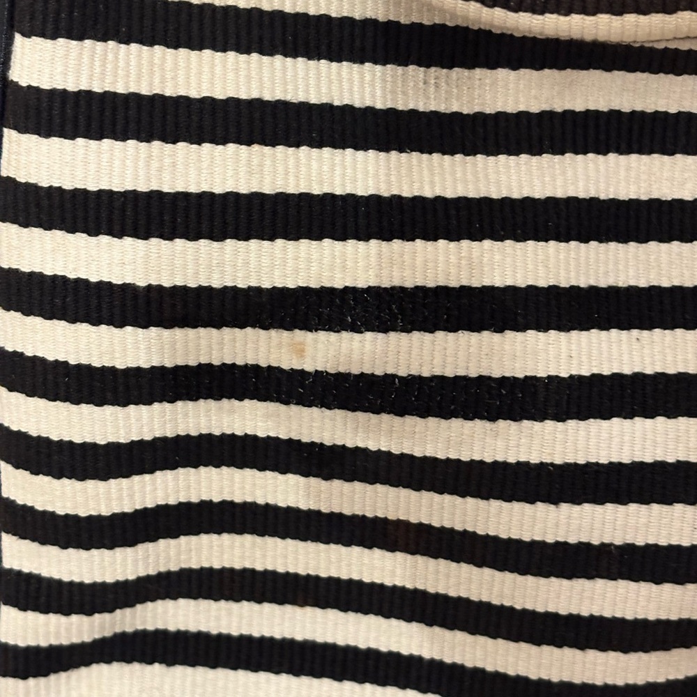 Kate Spade Black and Cream Striped Hand Shoulder Bag 10x10x5 VGUC - Picture 11 of 13